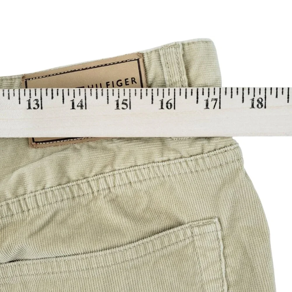 Tommy Hilfiger Corduroy Pants Men's 34x32 Straight Leg Beige Outdoor Casual NWOT